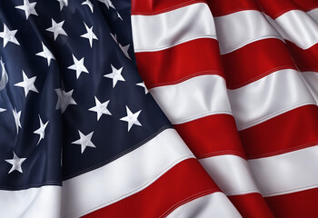 American Flag As Background