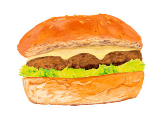 ハンバーガー（チーズ）