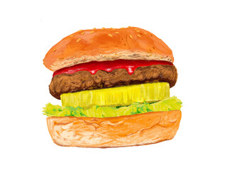 パイナップルバーガー