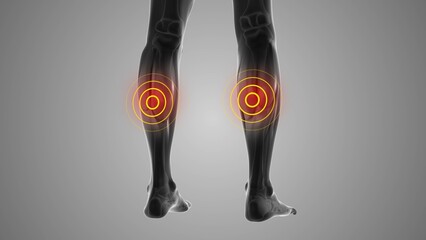 Leg calf discomfort that trigger pain
