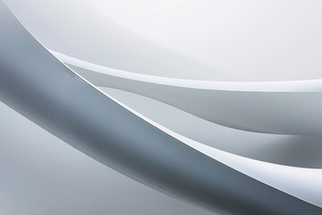 Abstract curves of a wind turbine blade in a minimalistic, modern design.