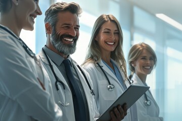 Obraz premium Medical, doctors do disease analysis and communication