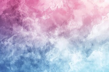Blue and Pink Background With Clouds