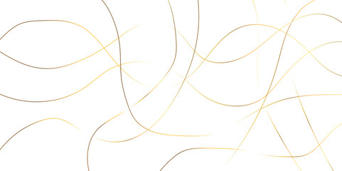 White background golden lines or strokes gradient abstract texture threads background for desktop