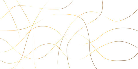 White background golden lines or strokes gradient abstract texture threads background for desktop