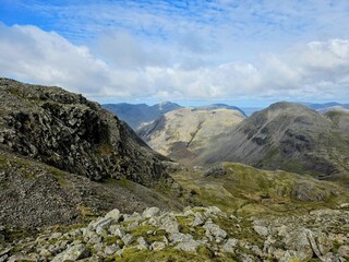Mountains in the Lake District National Park, England 