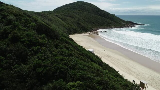 Aerial view of Praia do Rosa (Rosa Beach) - Imbituba, Santa Catarina, Brazil