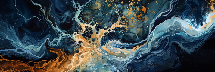 Rough waves, sea ocean waves, bursting or rapidly flowing water abstarct background. 