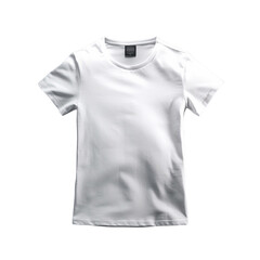White t shirt mockup on Transparent Background PNG