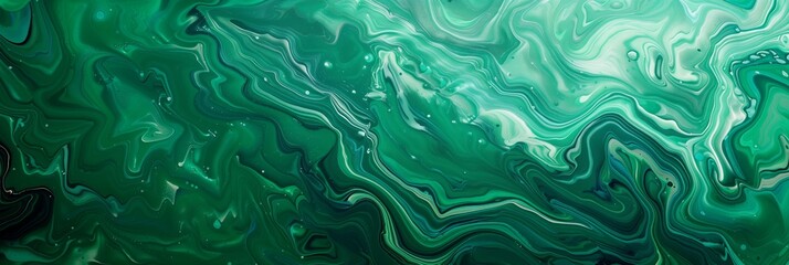 Color texture abstract background pattern art paint liquid green effect.