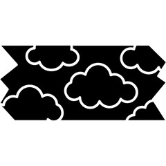 Cloud Pattern Tape Icon