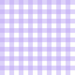 Purple gingham seamless pattern 