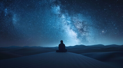 night in the mountains