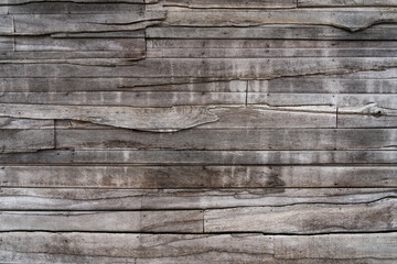 Background and Wallpaper or texture of Exterior house walls from wooden panels.