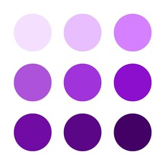 purple set of color palette banner background