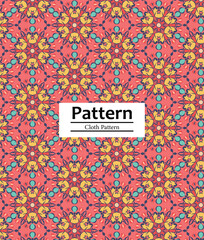 colorful fabric pattern design or colorful  geometric pattern design