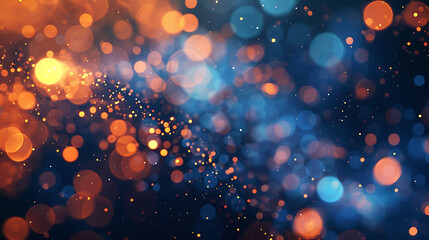 Vibrant Holiday Bokeh Glow