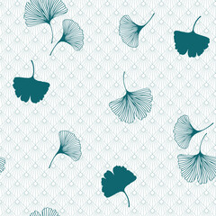 Textile and digital seamless pattern with umbrellas