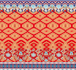 Textile and digital seamless pattern design 