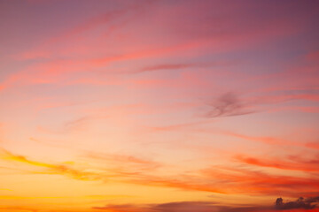 Abstract and pattern of cloud sky Calming coral, Orange, Trend color background