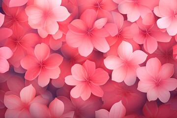Blossoming Cherry Gradient Colors: Romantic Petal Gradients Delight