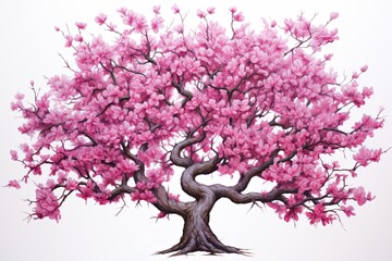 Blooming Cherry Tree Art: Stunning Blossoming Cherry Tree Gradients