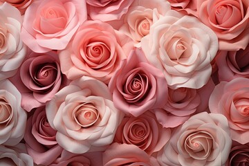 Blush Rose Garden Gradients: Petal Shade Transitions of Elegance