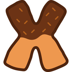 Alphabet Chocolate Cookies