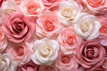 Blush Rose Garden Gradients: Enchanting Romance in Bloom