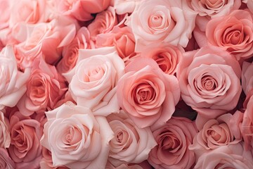 Blush Rose Garden Gradients: An Enchanting Rose Hue Blend