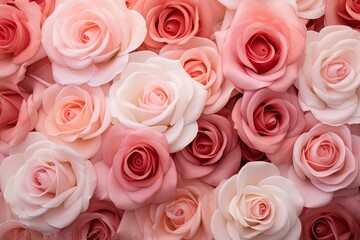 Blush Rose Garden Gradients: Serene Rose Petal Colorscape