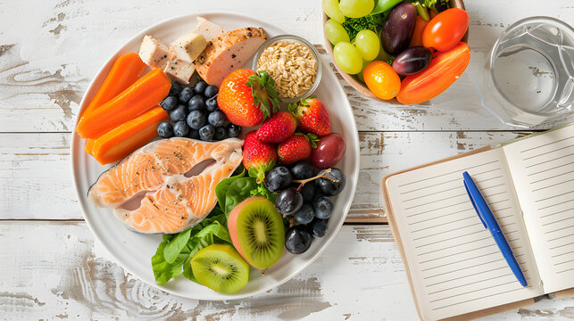 Illustrative Overview of a Balanced, Registered Dietician approved Meal Plan