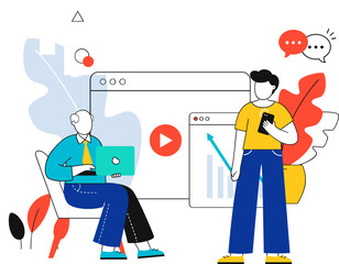 Marketing Digital Illlustration