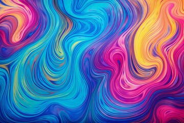 Psychedelic Acid Wash Gradients & Groovy Dye Waves Fusion