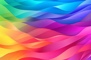 Prismatic Rainbow Waves: Dynamic Color Gradient Effects