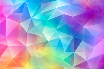 Fototapeta premium Rainbow Prism Holographic Gradient Effects - Vivid Color Blend