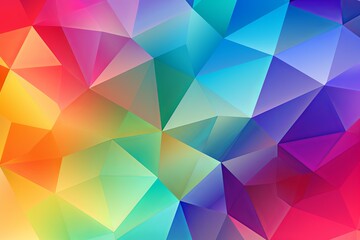 Rainbow Prism Gradient Effects - Multicolor Gradient Poster Burst