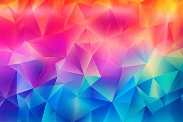 Fototapeta premium Rainbow Prism Gradient Effects: Vibrant Hues Party Flyer Splash