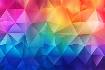 Obraz premium Rainbow Prism Spectrum: Mesmerizing Gradient Effects Display