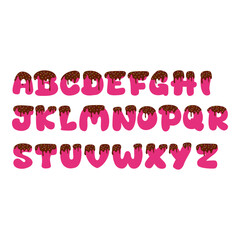 Alphabet Chocolate Cookies