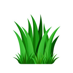 green grass: natural, organic, bio, eco label and shape on white background
