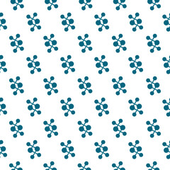Connect link logo seamless pattern isolated on white