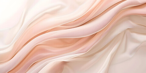 Obraz premium Soft gradient from blush rose to creamy beige, gentle and elegant, ideal for wedding decor or high-end skincare lines 