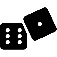 Black Dices And Combinations Icon Pack