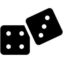 Black Dices And Combinations Icon Pack
