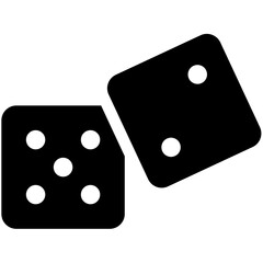 Black Dices And Combinations Icon Pack