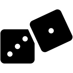 Black Dices And Combinations Icon Pack