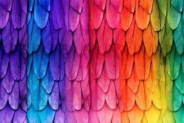 Obraz premium Grainy Butterfly Texture: Bright Butterfly Wing Gradients Banner