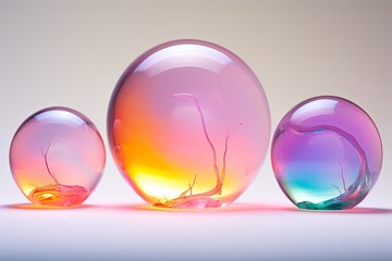 Iridescent Rainbow Soap Bubble Gradients Photography