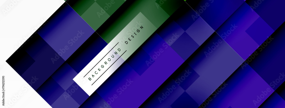Poster a close up of a vibrant blue and purple background with a label on it, showcasing a pattern of paral
